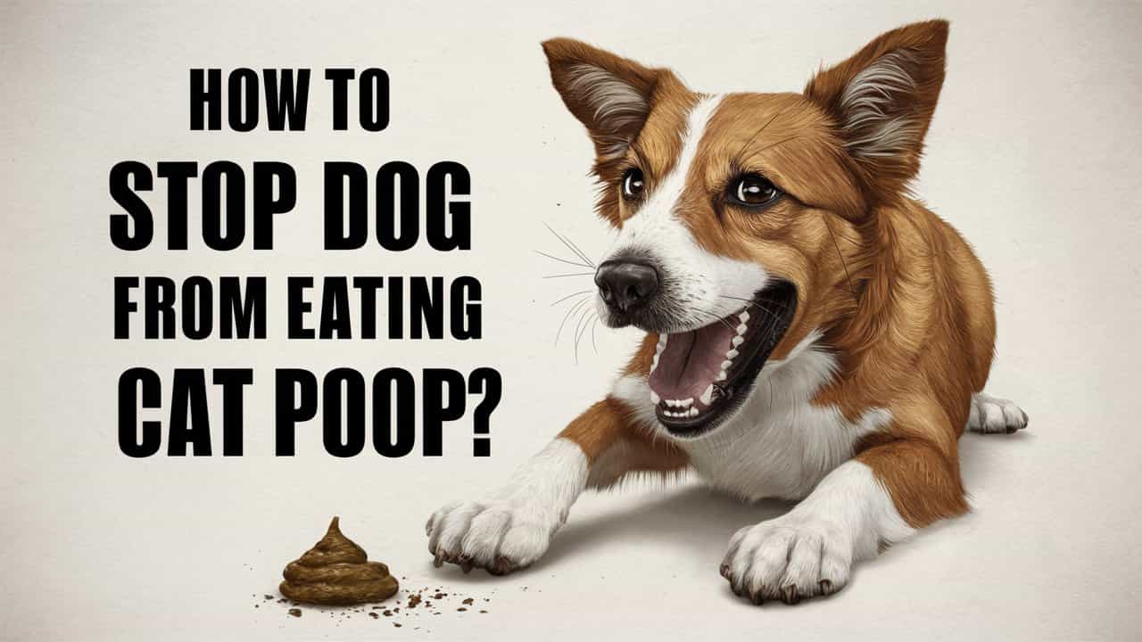 How to stop dog from eating cat poop